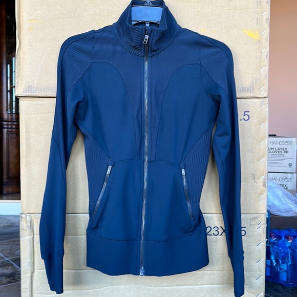 Lululemon Movement to Movement Jacket Nocturnal Teal Size 2 - Picture 2 of 9